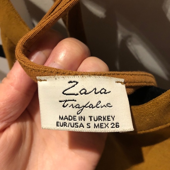 ZARA - HALTER FAUX SUEDE TANK WITH SCALLOP EDGE - Picture 4 of 5